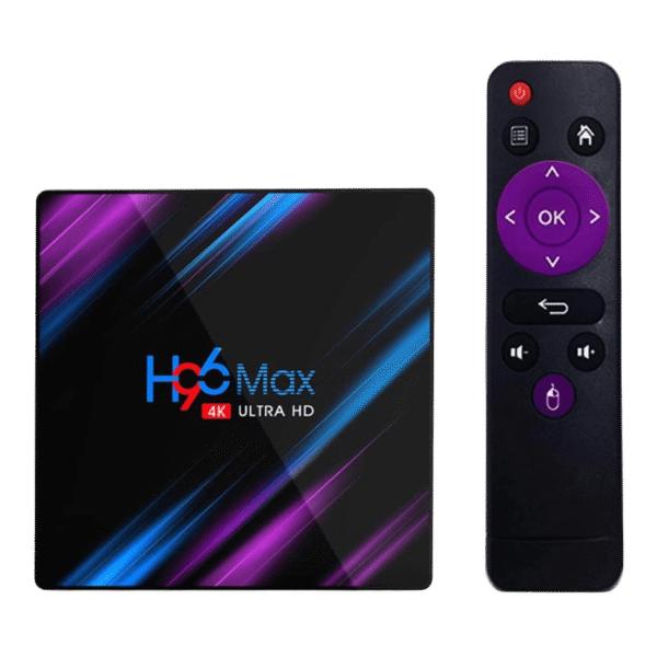 Box TV H96 max: 4 Giga RAM+128 Giga Mémoire, Android 9.0, Performance