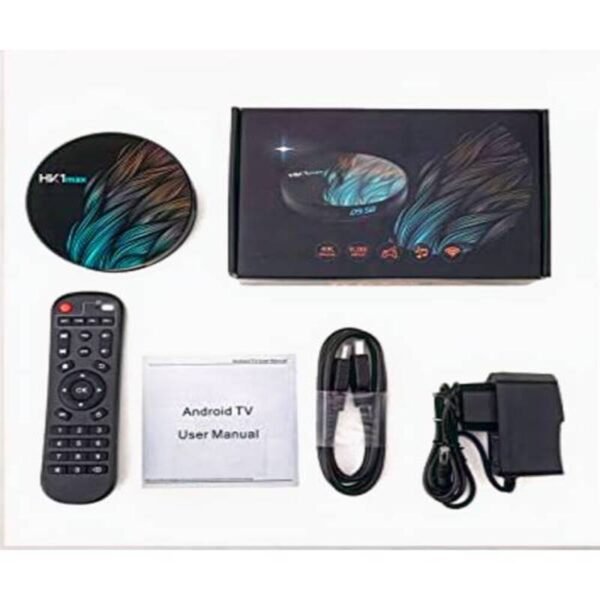 Box TV HK1 Max: 4 Giga RAM+128 Giga Mémoire, Android 11, 4K